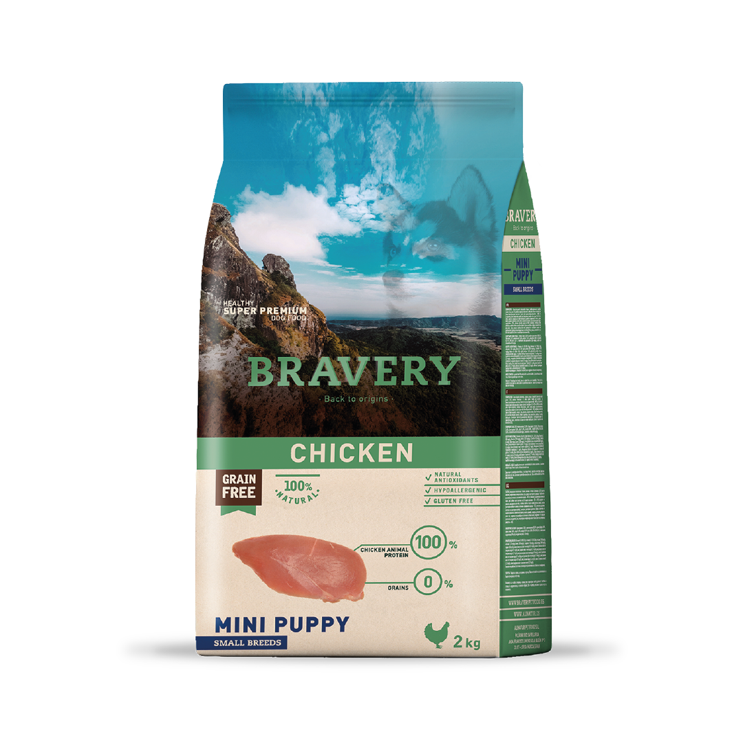Bravery chicken perro mini puppy 2KG