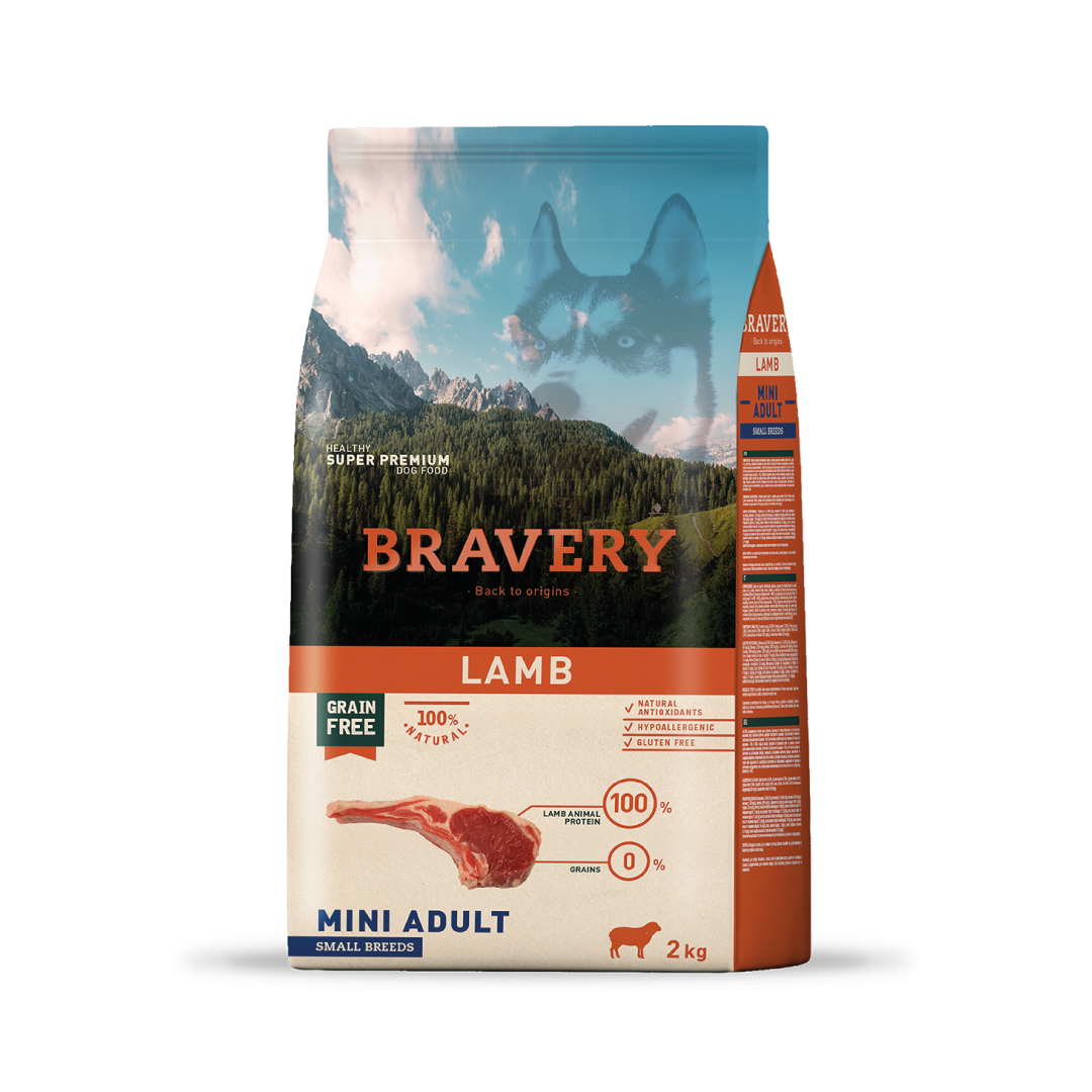 Bravery lamb perro mini adulto 2KG