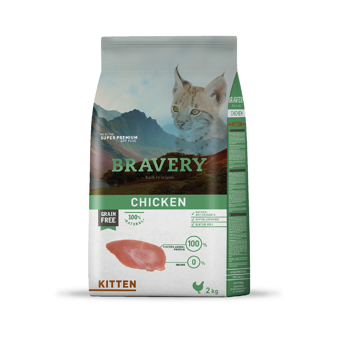 Bravery chicken kitten 2KG