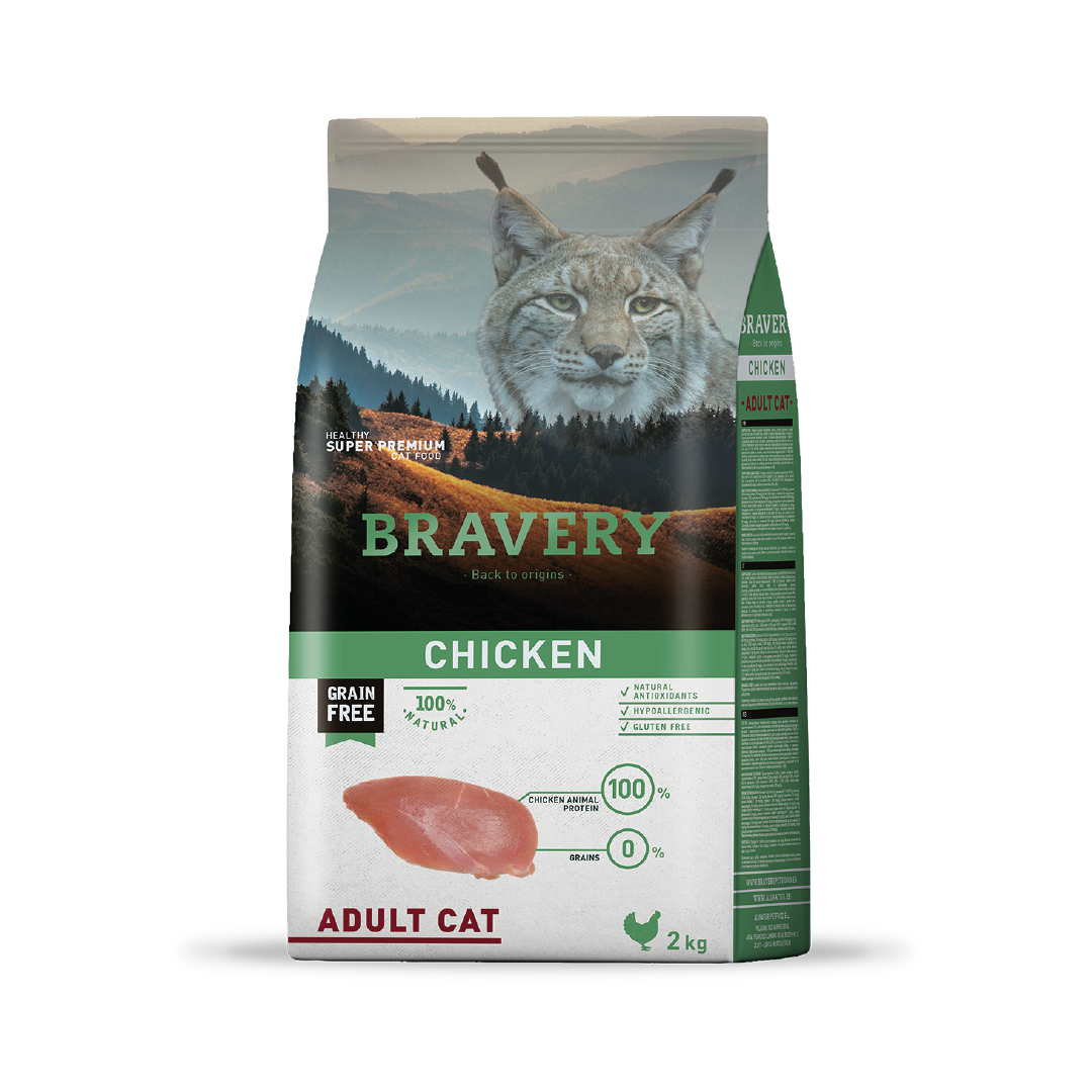Bravery chicken gato adulto 2KG
