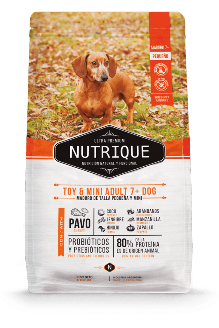 Nutrique Toy & Mini Adult +7 Dog 3KG Vitalcan