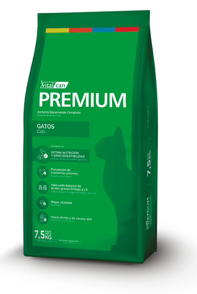 Premium gato adulto 7,5KG Vitalcan