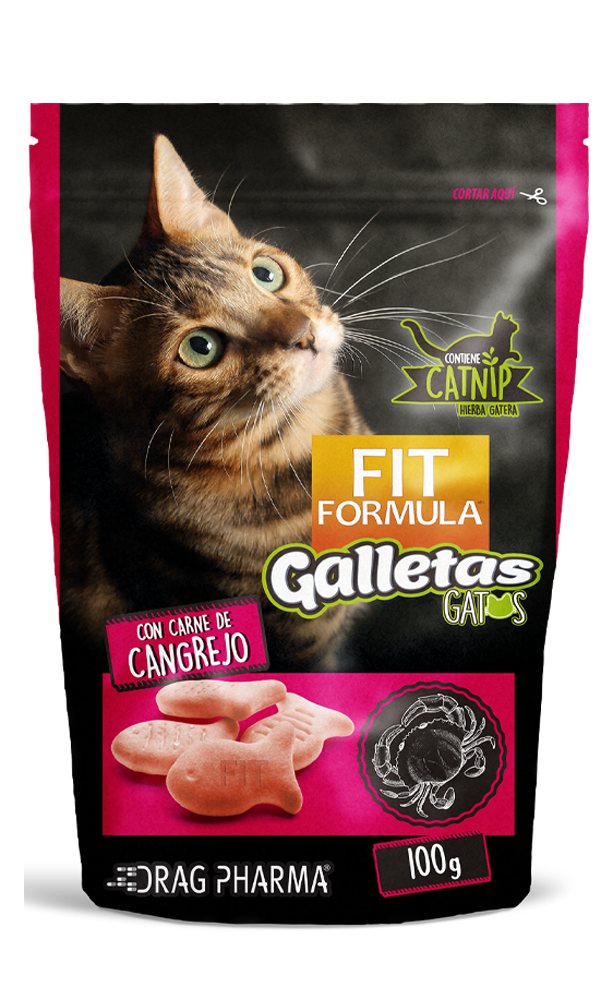 Fit Formula snack gato galletas de cangrejo 100GR