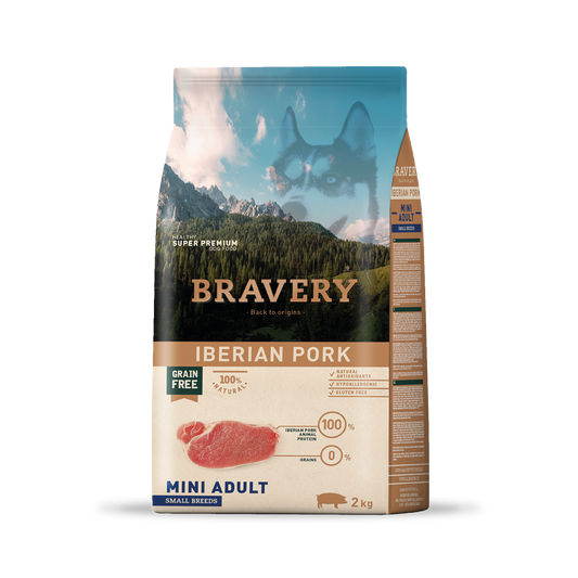 Bravery iberian pork perro mini adulto 2KG