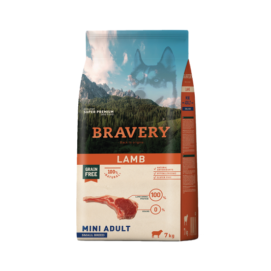 Bravery lamb perro mini adulto 7KG