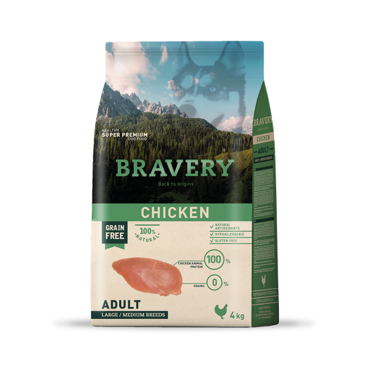 Bravery chicken perro adulto 4KG