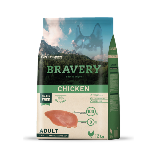 Bravery chicken perro adulto 12KG