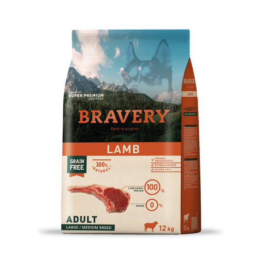 Bravery lamb perro adulto 12KG