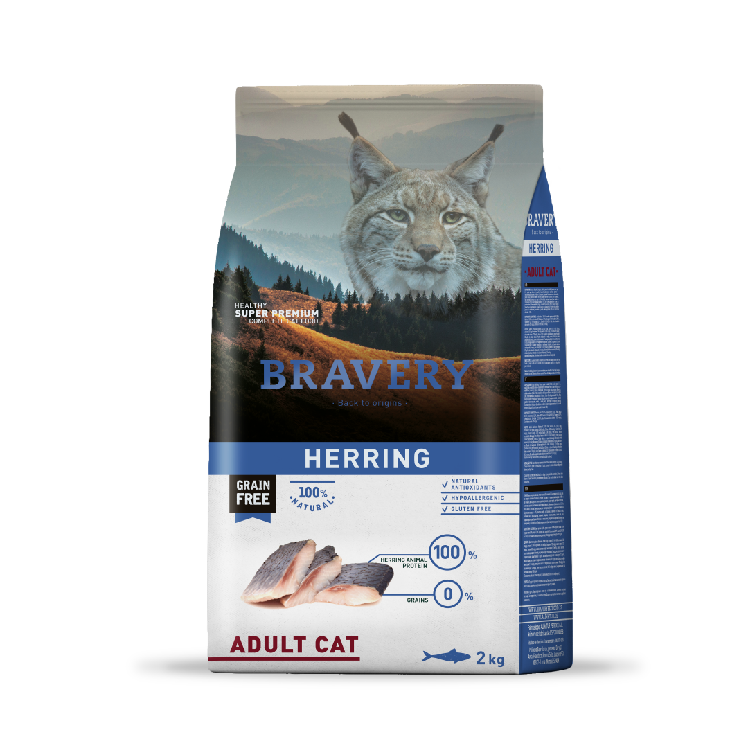 Bravery herring gato adulto 2KG