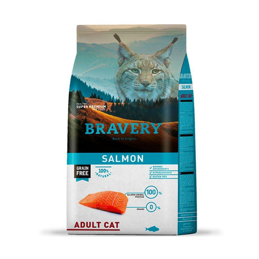 Bravery salmon gato adulto 7KG
