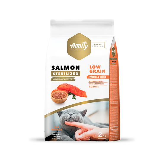 Amity salmon gato adulto esterilizado 2KG