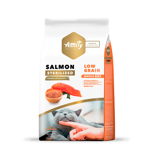 Amity salmon gato adulto esterilizado 7KG