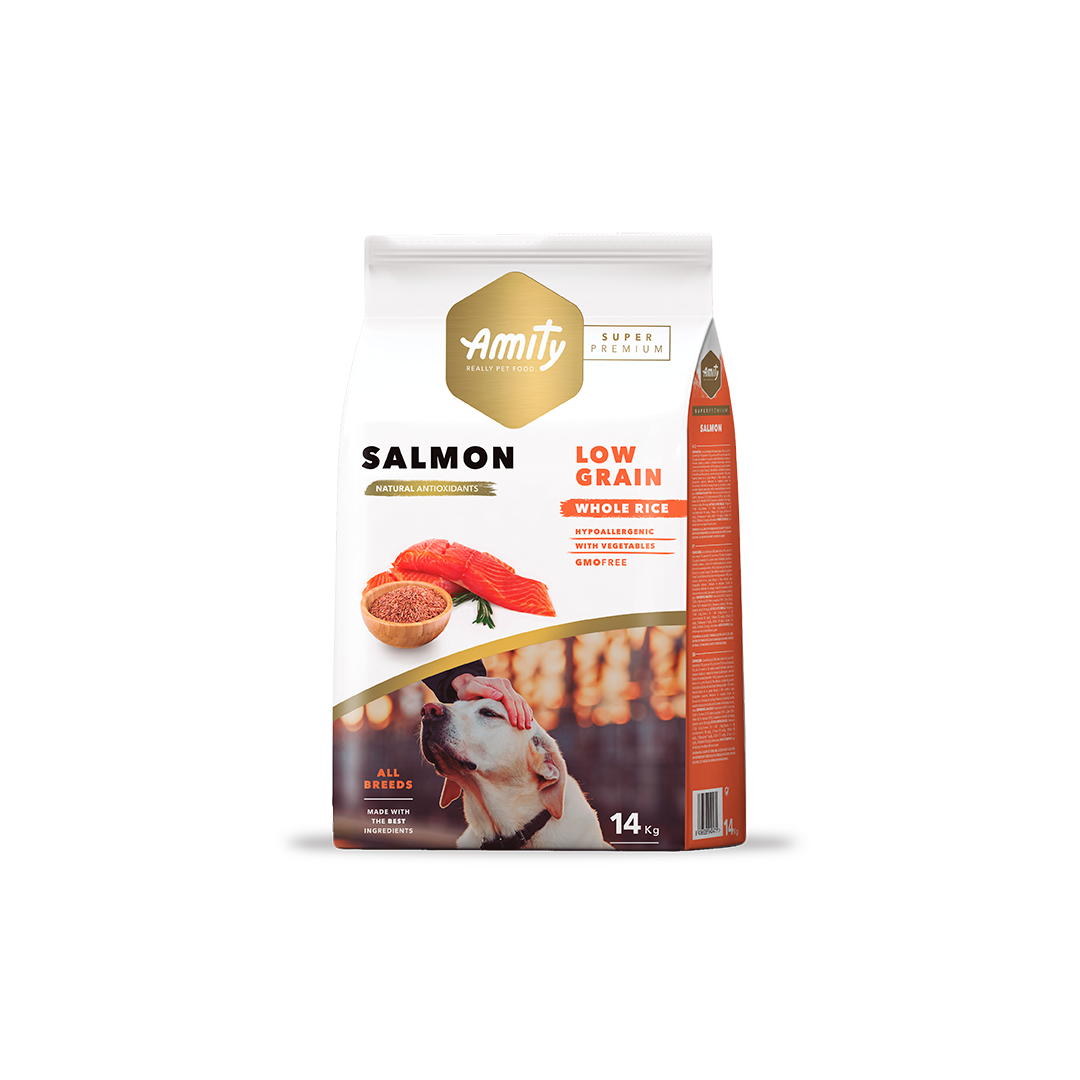 Amity salmon perro adulto 4KG