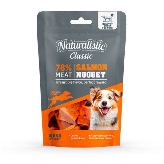 Snack Naturalistic salmon nugget 100GR