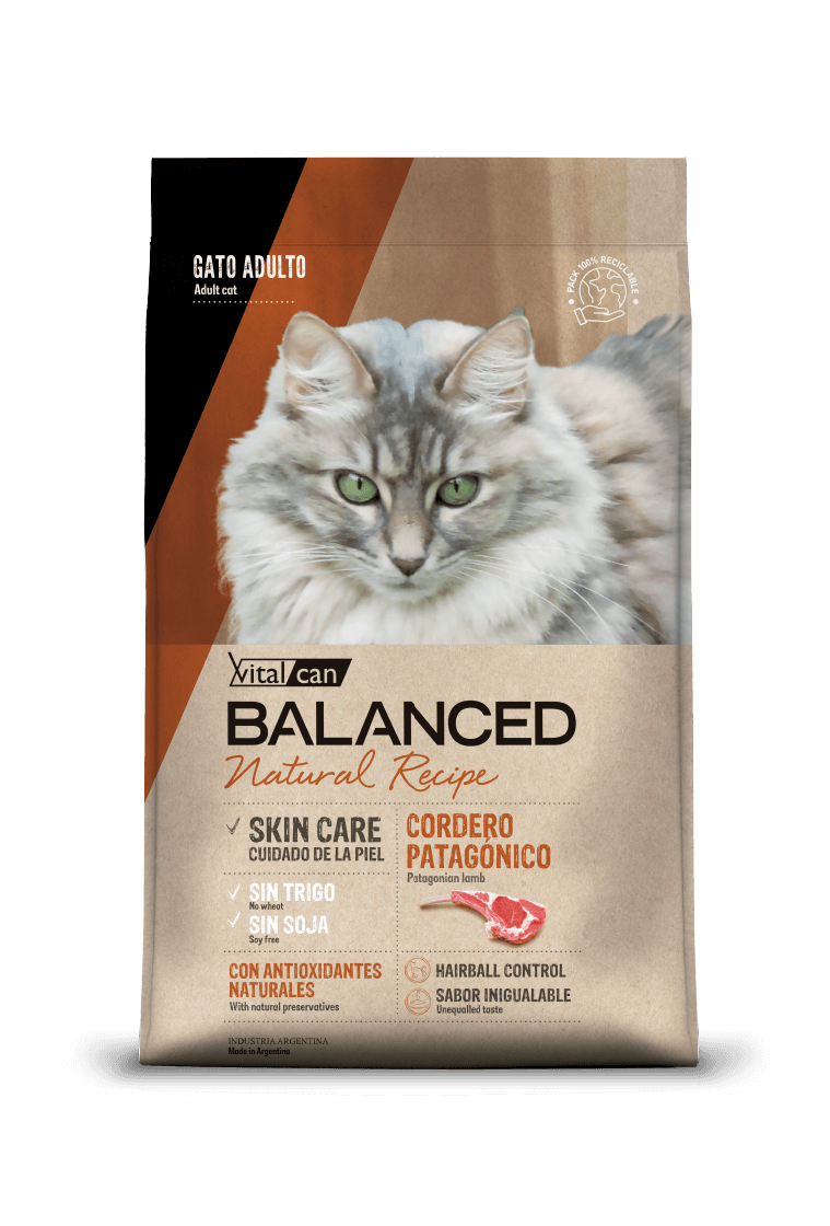 Balanced Natural Recipe Cordero Gato 7,5KG Vitalcan