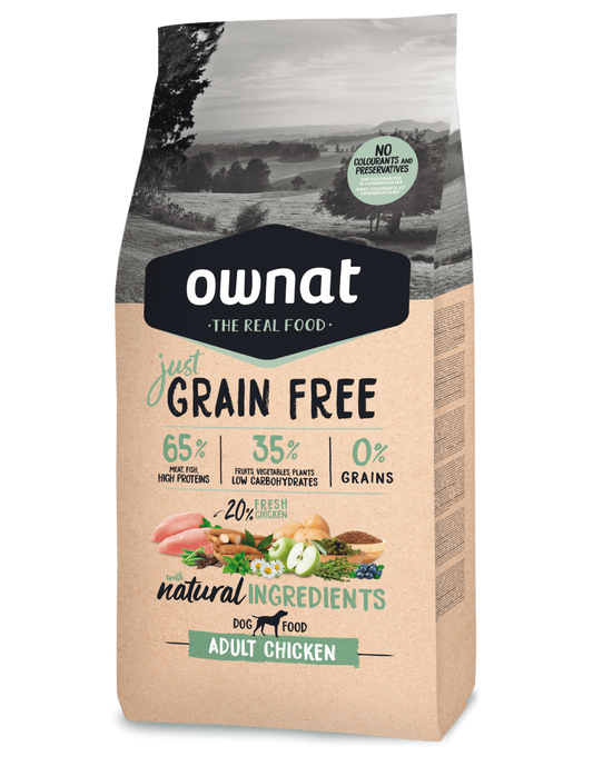 Ownat Grain Free Perro Adulto Chicken 3Kg