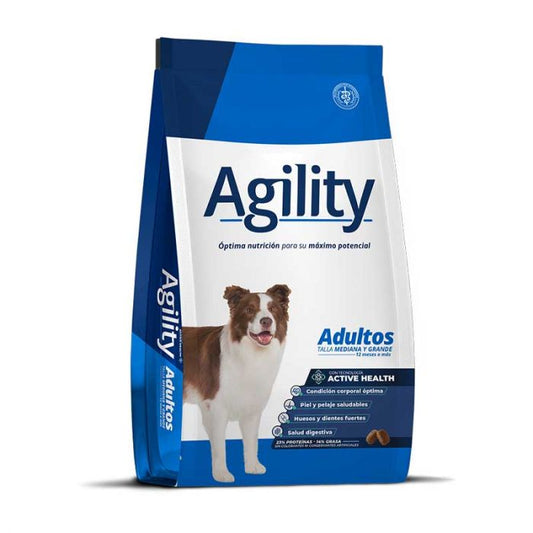 Agility Perro Adulto Talla Mediana Y Grande 3Kg