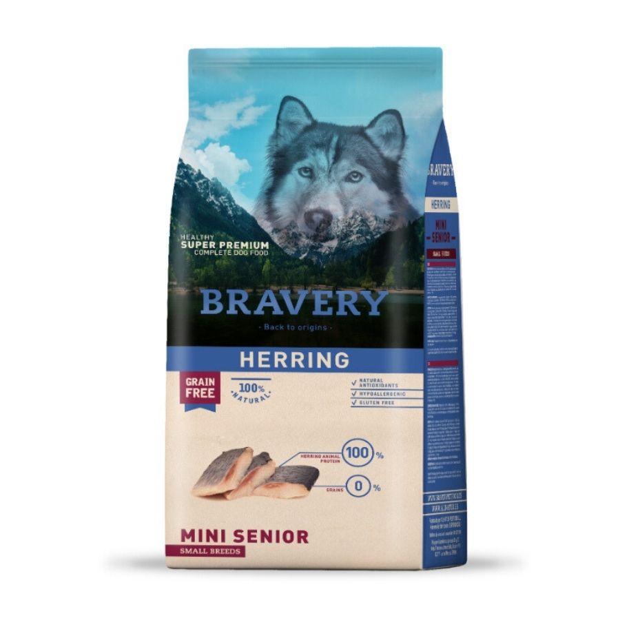 Bravery Herring Perro Senior +8 7Kg