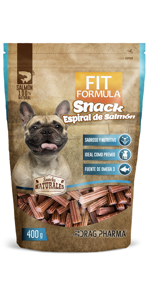 Fit Formula snack perro espiral de salmón 400GR