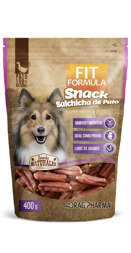 Fit Formula snack perro salchicha de pato 400GR
