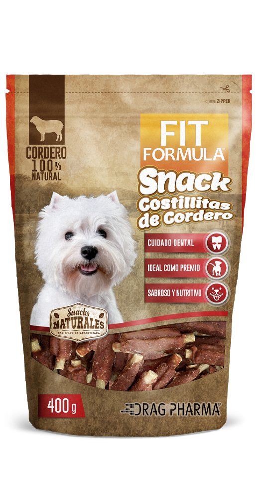 Fit Formula snack perro costillitas de cordero 400GR