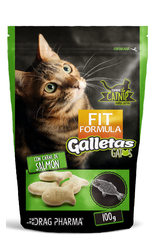 Fit Formula snack gato galletas de salmón 100GR