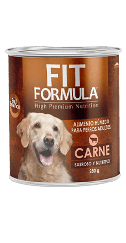 Fit Formula alimento humedo perro adulto carne 280GR